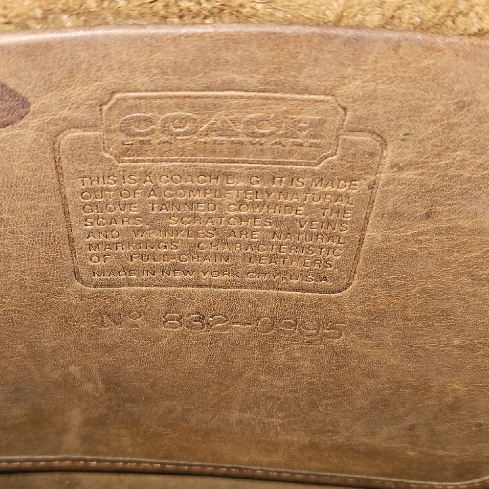 Coach Black Leather Women's Briefcase Or Table Bag. - Picture 3 of 9
